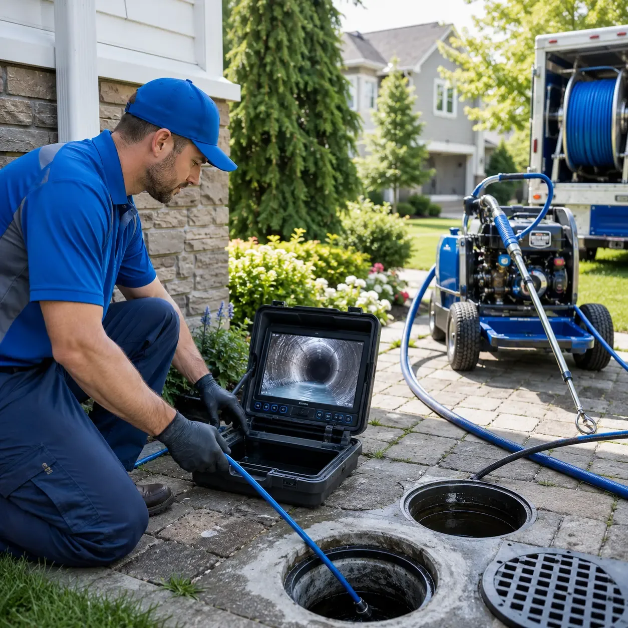Outdoor drain cleaning professionals serving Leonia, NJ