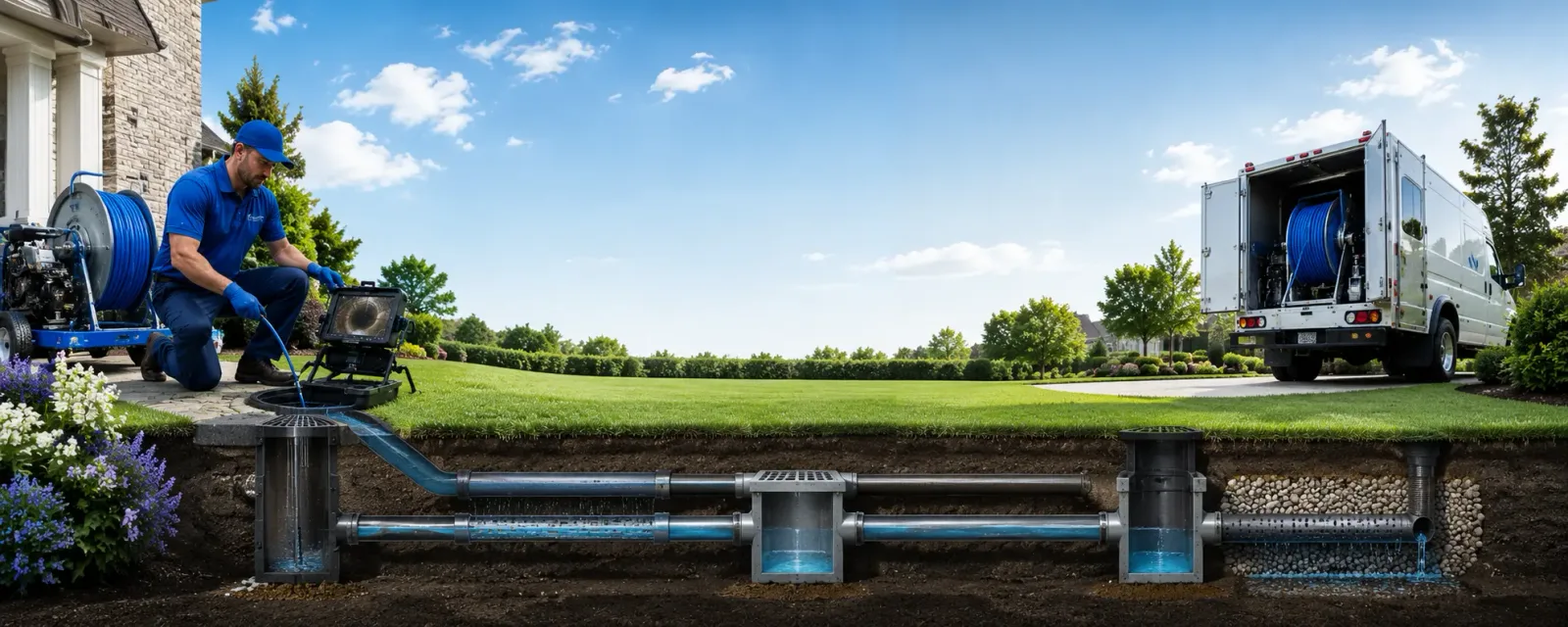 Outdoor drain cleaning information for Leonia, NJ
